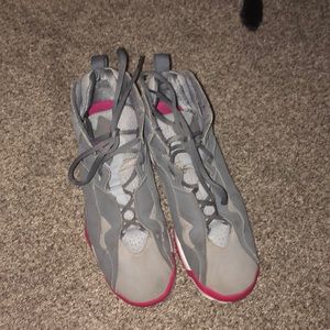 Gray and Pink Jordan’s
